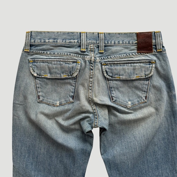 VTG Lucky Brand Juniper Flare Jeans Vintage Y2K Women's sz 8 29 Distressed USA - Picture 16 of 16